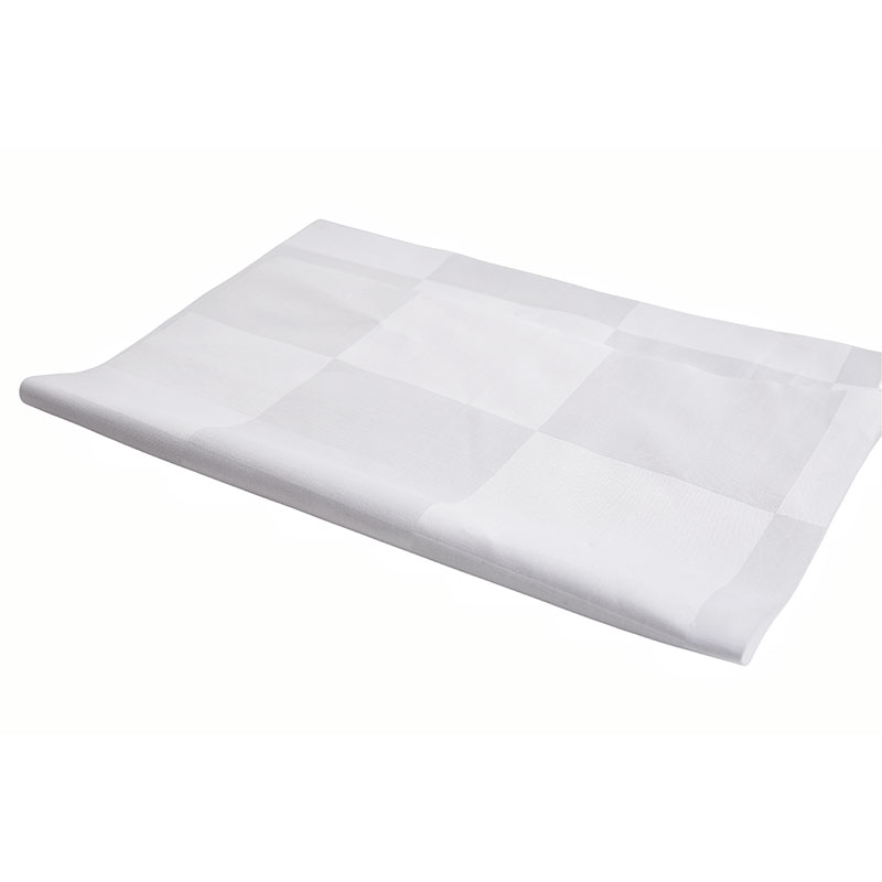 Jacquard 9cm kareler otel yatak takımları için pamuklu kumaş